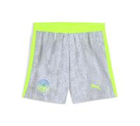 PUMA Manchester City FC Pantalones Cortos con bloqueos para niños 25/26, Azul (Cool Weather x Pro Green), 116