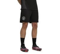 PUMA Manchester City FC Pantalones Cortos de Entrenamiento con Bolsillo para Hombres 25/26, Negro (Black x Silver), XXL