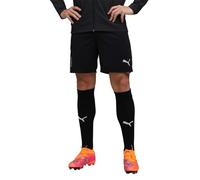 PUMA Manchester City FC Pantalones Cortos de Entrenamiento con Bolsillo para Hombres 25/26, Negro (Black x Silver), M