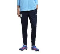 PUMA Manchester City FC Pantalones de Entrenamiento con Bolsillo para Hombres 25/26, Azul (Deep Navy), L
