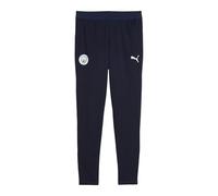 PUMA Manchester City FC Pantalones de Entrenamiento con Bolsillo para niños 25/26, Azul (Deep Navy), 164