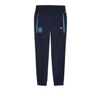 PUMA Manchester City FC Pantalones de Entrenamiento Pumatech para Hombres 25/26, Azul (Deep Navy x Team Light Blue), XL