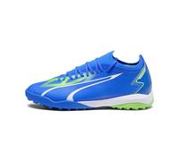 PUMA Match TT, Zapatillas de fútbol Hombre, Ultra Blue White-Pro Green, 46 EU
