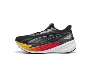 PUMA Maxima Pro - Tenis Unisex para Correr de Carretera, Color Negro, Rojo, Amarillo y Blanco, Talla 6.5 de Reino Unido, Puma Negro Puma Rojo Amarillo Sizzle Puma White, 40 EU