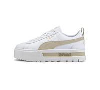 Puma Mayze Lth Wn'S, Zapatillas, para Mujer, Multicolor (Puma White-Peyote), 42 EU