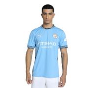PUMA MCFC Matchday - Camiseta de fútbol para Hombre, Equipo Azul Claro-Azul Marino, XL