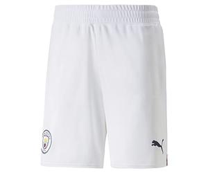 PUMA MCFC Season 2022/23 Official Shorts, Men's, Puma White-Intense Red, XXL