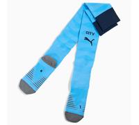 Puma - Medias Manchester City Primera Equipación 2025-2026, Unisex, Team Light Blue-Deep Navy, 31-34