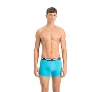 PUMA Men Everyday Basic Boxers, Ropa interior Hombre, Aqua / Blue, S