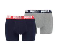 Calzoncillos puma basic boxer 2p hombre gris/azul M