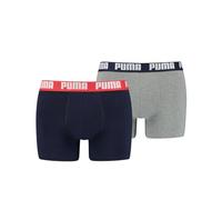 Calzoncillos puma basic boxer 2p hombre gris/azul S