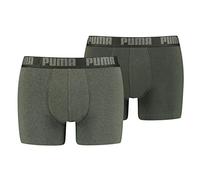PUMA Men Everyday Basic Boxers, Ropa interior Hombre, Green Melange, XL