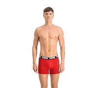 Puma Calzoncillo Basic Boxer 2P Rojo/Negro 521015001-786 - Talla Ropa: L