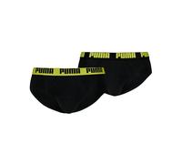 PUMA Men Everyday Breve, Black/Yellow, S (Pack de 2) de los Hombres