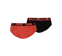 PUMA Men Everyday Breve, Mid Grey Melange/Orange, S (Pack de 2) de los Hombres