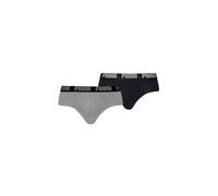 Calzoncillos Puma Basic Brief 2P Hombre Gris/Negro L