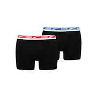 PUMA Men Everyday Multi Logo Boxers, Ropa interior Hombre, Black Combo, M