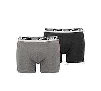 PUMA Men Everyday Multi Logo Boxers, Ropa interior Hombre, Gris, XXL