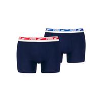 PUMA Men Everyday Multi Logo Boxers, Ropa Interior Hombre, Navy Combo, XXL