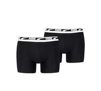 PUMA Everyday Multi Logo Boxer 2 Unidades S, Negro/Negro, S