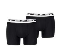 PUMA Men Everyday Multi Logo Boxers, Ropa Interior Hombre, Negro/Negro, XL