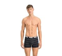 PUMA Men Everyday Striped Boxers, Ropa interior Hombre, Black 601, L