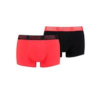 PUMA Men Everyday Trunks, Ropa Interior Hombre, Rojo/Black, XL