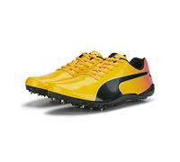 PUMA Evospeed Prep Sprint 3, Zapatillas de Atletismo Unisex Adulto, Sun Stream Sunset Glow Black, 42.5 EU