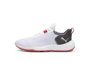 Puma Men Fusion Crush Sport Golf Shoe, Puma White-Dark Coal, 40.5 EU