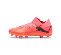 PUMA Men Future 7 Match Fg/Ag Zapatos de fútbol, Sunset Glow Puma Black Sun Stream, 44 EU