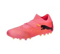 Puma Men Future 7 Match Mg Soccer Shoes, Sunset Glow-Puma Black-Sun Stream, 43 EU