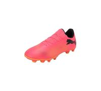 Puma Men Future 7 Play Fg/Ag Soccer Shoes, Sunset Glow-Puma Black-Sun Stream, 41 EU