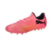 Puma Men Future 7 Play Mg Soccer Shoes, Sunset Glow-Puma Black-Sun Stream, 41 EU
