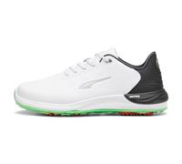 PUMA Men PHANTOMCAT Nitro™ + Golf Shoe, PUMA White-PUMA Black-Fluro Green PES, 43 EU