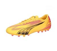 Puma Men Ultra Play Mg Soccer Shoes, Sun Stream-Puma Black-Sunset Glow, 42 EU
