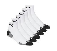 PUMA Men's 6 Pack Extended Size Quarter Crew Socks