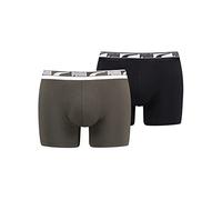 PUMA Men's Multi Logo Boxer 2 Pack, Forest Night Combo, XL (Pack de 2) de los Hombres