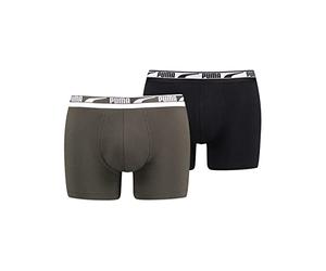 PUMA Men's Multi Logo Boxer 2 Pack, Forest Night Combo, XL (Pack de 2) de los Hombres