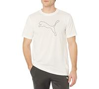 PUMA Men's Performance Cat Tee, White, Large
