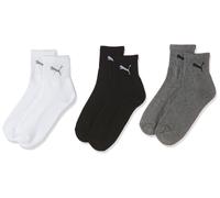 PUMA Men's Short Sock (Pack of 3) 7-11 Grey/White/Black