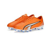 PUMA Men's Sport Shoes ULTRA PLAY FG/AG Soccer Shoes, ULTRA ORANGE-PUMA WHITE-BLUE GLIMMER, 47