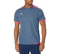 PUMA Men's Standard TeamLIGA Jersey, Inky Blue-Fire Orchid-AH23