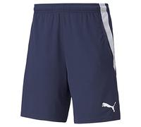 PUMA Men's TeamLiga Training Shorts 2, Peacoat-White, Medium