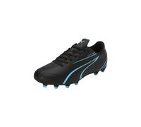 PUMA Men's Vitoria FG/AG Soccer Shoe, Puma Black Luminous Blue, 42 EU
