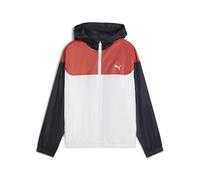PUMA Mesh Lined Windbreaker, Cortavientos Unisex Niños, PUMA White, 122