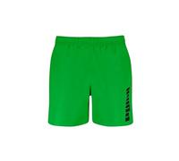 PUMA Mid Length Bañador, Green, S de los Hombres