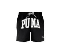 PUMA Mid Length Pantalones Cortos, Black, L de los Hombres