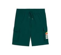 PUMA MID90S Cargo Chino Shorts B, Pantalones Cortos Tejidos Niños, Dark Myrtle,