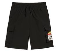 PUMA MID90S Cargo Chino Shorts B, Pantalones Cortos Tejidos Niños, PUMA Black,