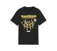 Camiseta puma mid90s graphic tee i, negro infantil 11 - 12 AÑOS